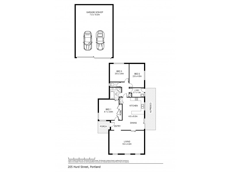 205 Hurd Street, Portland VIC 3305 Floorplan