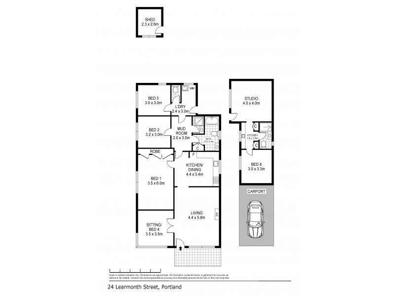 24 Learmonth Street, Portland VIC 3305 Floorplan