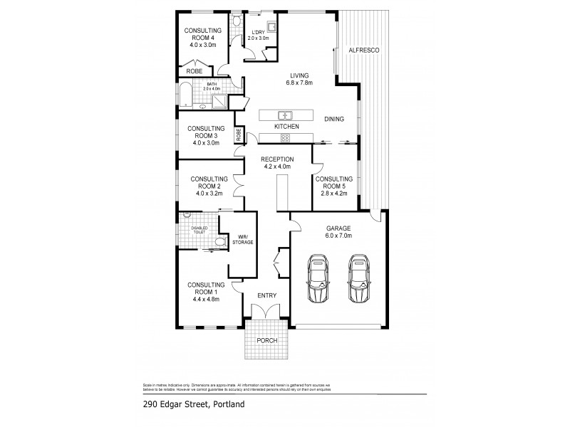 290 Edgar Street, Portland VIC 3305 Floorplan