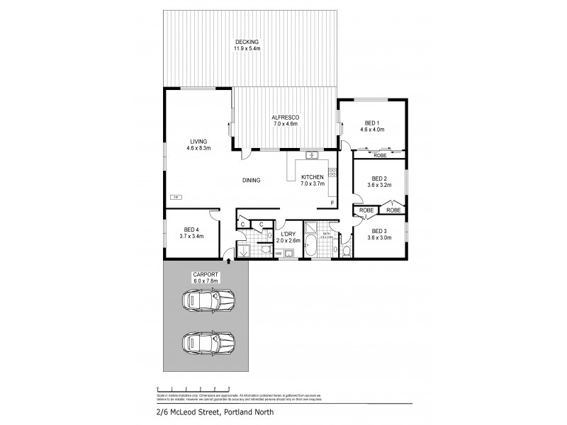 2-6 MacLeod Street, Portland VIC 3305 Floorplan