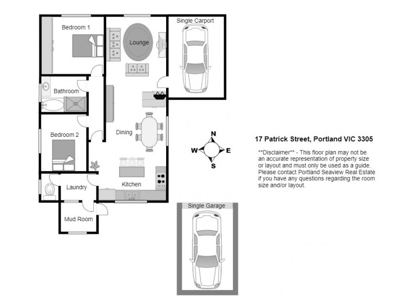 17 Patrick Street, Portland VIC 3305 Floorplan