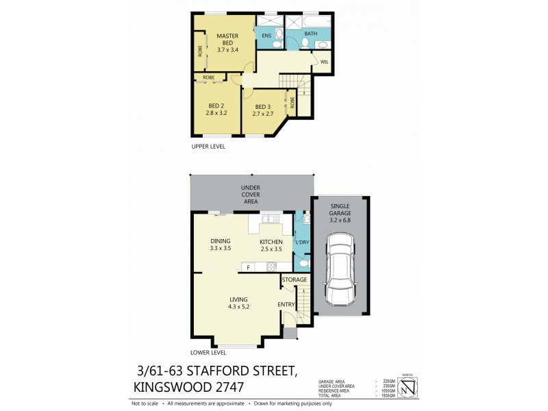 3/61 Stafford Street, Kingswood NSW 2747 Floorplan