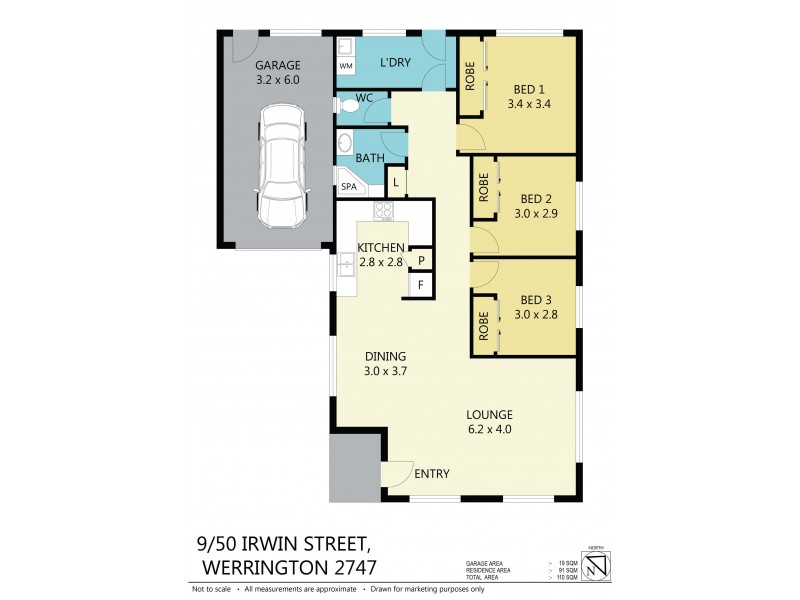 9/50 Irwin Street, Werrington NSW 2747 Floorplan