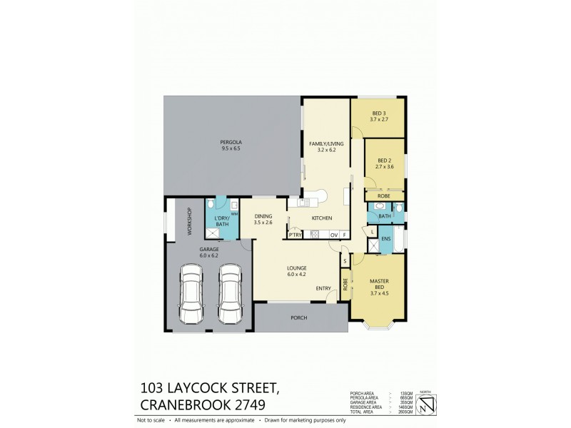 103 – 109 Laycock Street, Cranebrook NSW 2749 Floorplan