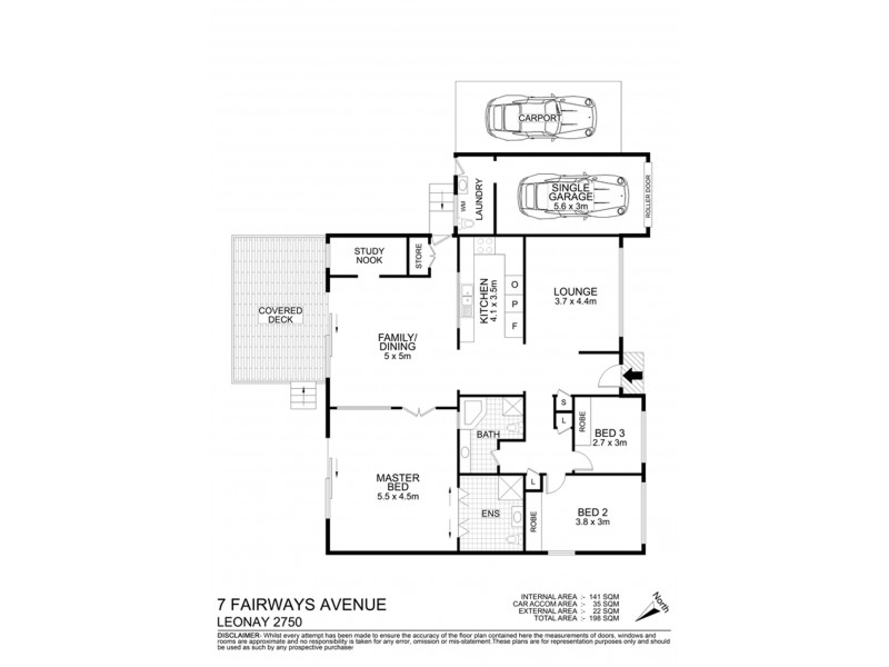 7 Fairways Avenue, Leonay NSW 2750 Floorplan