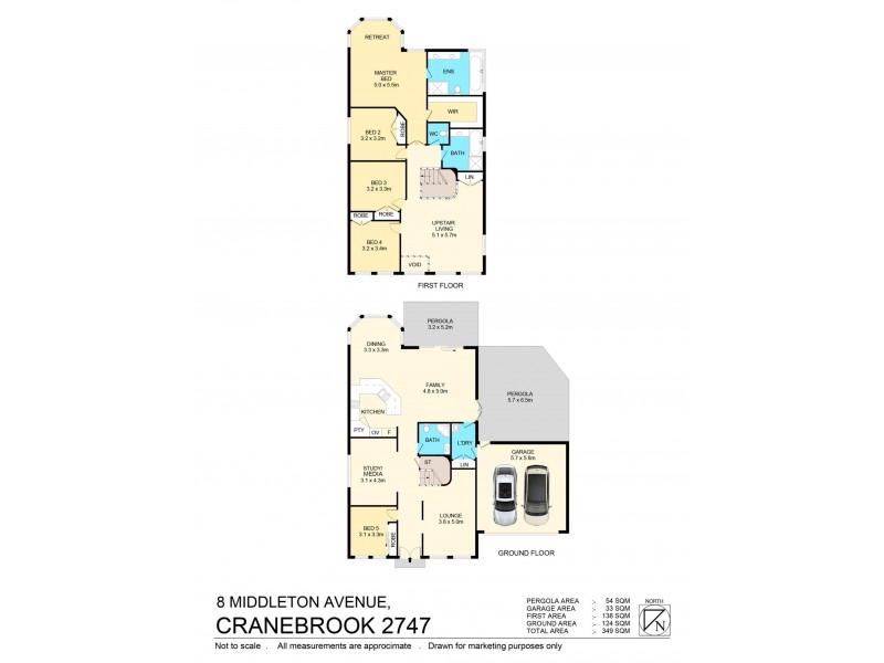 8 Middleton Avenue, Cranebrook NSW 2749 Floorplan