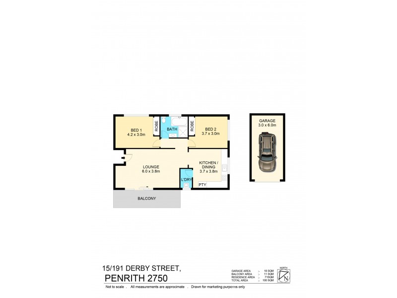 15/191 Derby Street,, Penrith NSW 2750 Floorplan