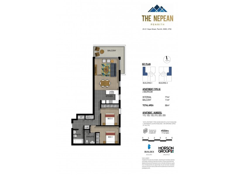 103/25-31 Hope Street, Penrith NSW 2750 Floorplan