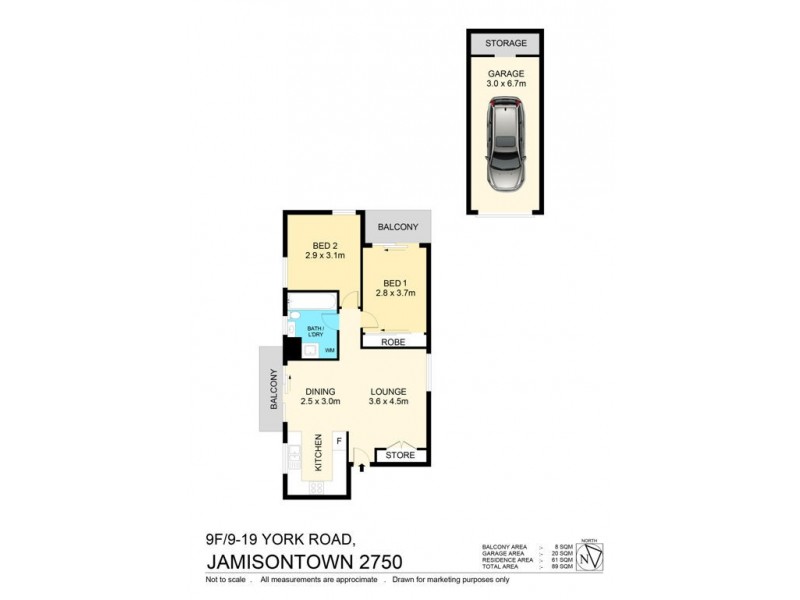 9F/9-19 York Road, Jamisontown NSW 2750