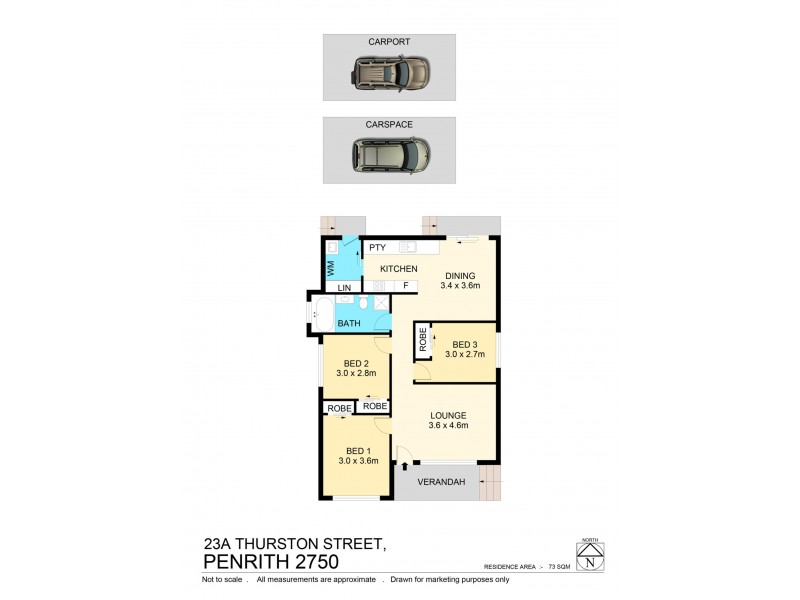 23B Thurston Street, Penrith NSW 2750 Floorplan