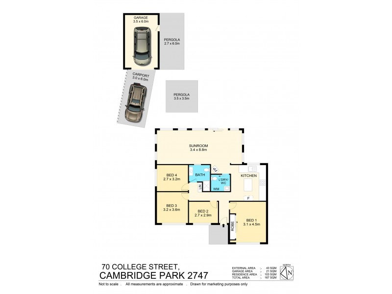 70 College Street, Cambridge Park NSW 2747 Floorplan