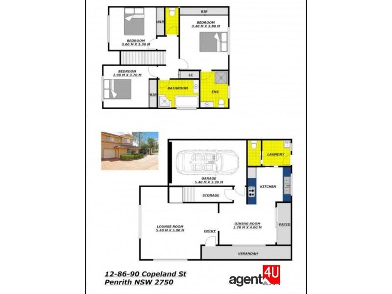 12/86-90 Copeland Street, Penrith NSW 2750 Floorplan