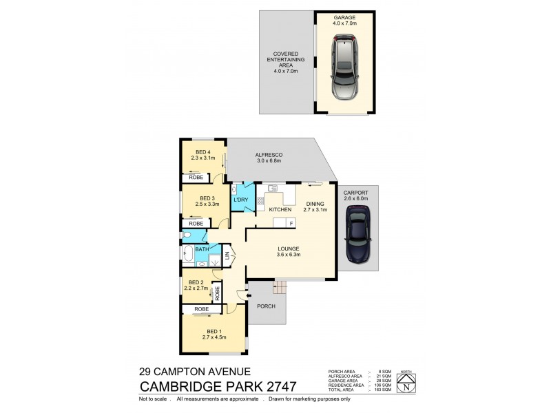 29 Campton Avenue, Cambridge Park NSW 2747 Floorplan