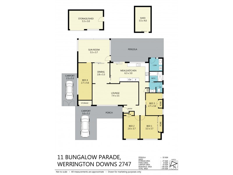 11 Bungalow Parade, Werrington Downs NSW 2747 Floorplan