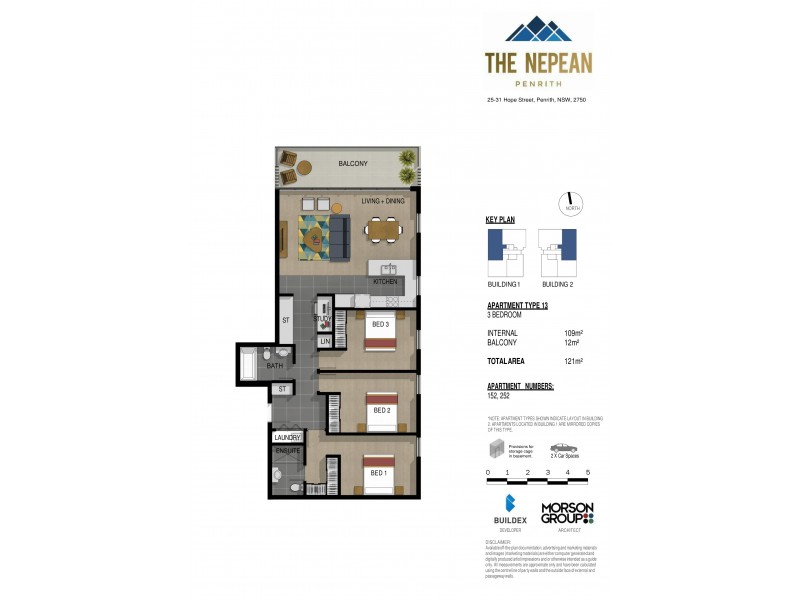 152/25-31 Hope Street, Penrith NSW 2750 Floorplan