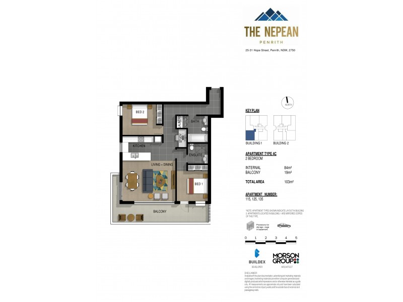 125/25-31 Hope Street, Penrith NSW 2750 Floorplan