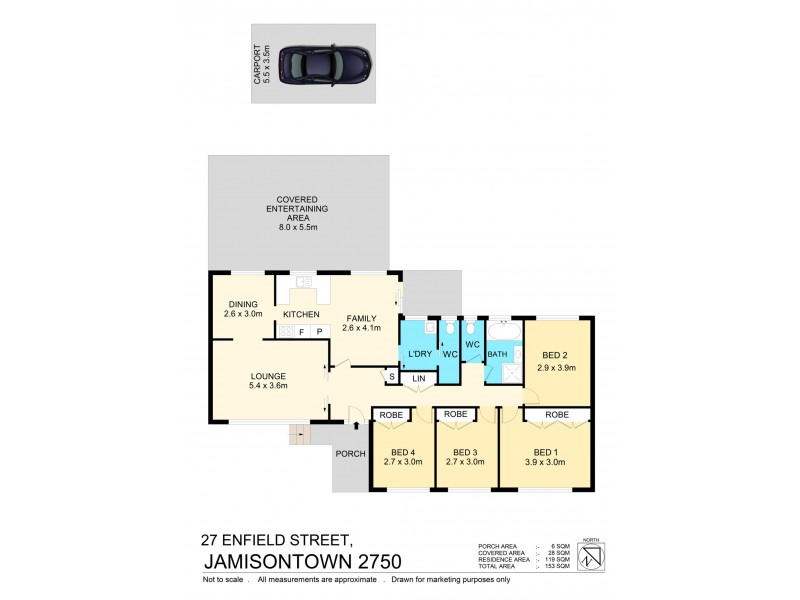 27 Enfield Street, Jamisontown NSW 2750 Floorplan