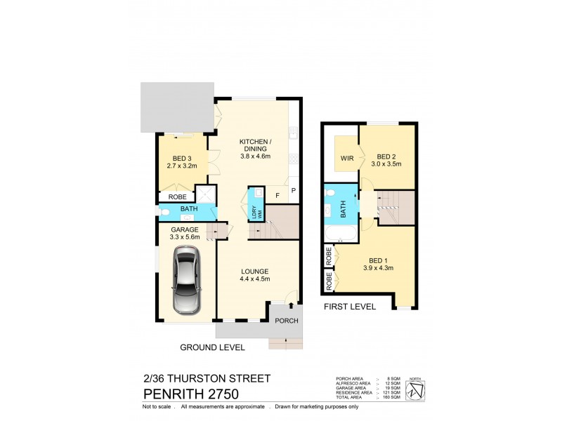 2/36 Thurston, Penrith NSW 2750 Floorplan