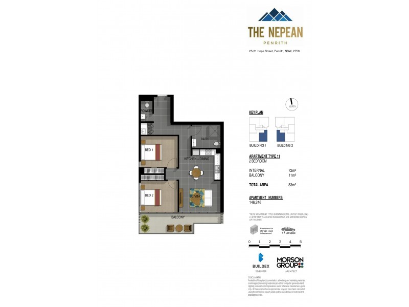 146/25-31 Hope Street, Penrith NSW 2750 Floorplan