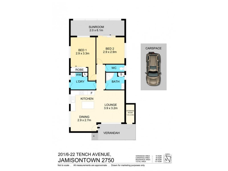 201/6-22 Tench Avenue, Jamisontown NSW 2750