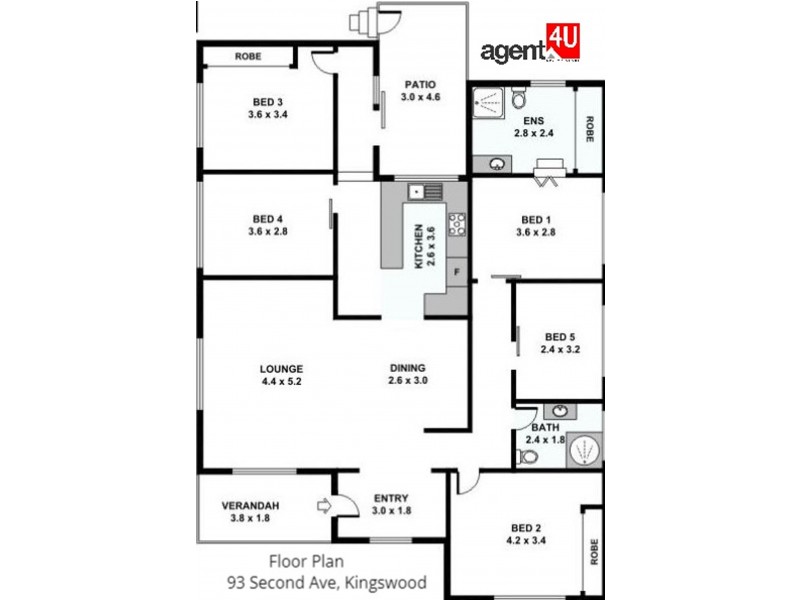 93 Second Avenue, Kingswood NSW 2747 Floorplan
