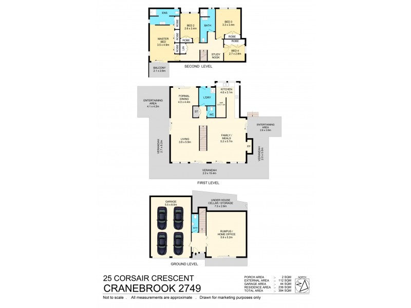 25 Corsair Crescent, Cranebrook NSW 2749 Floorplan