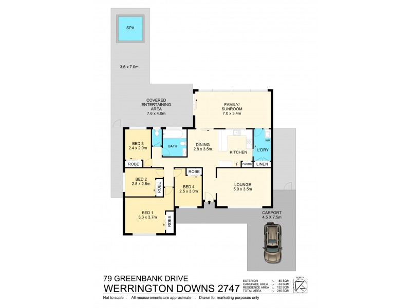 79 Greenbank Drive, Werrington Downs NSW 2747 Floorplan