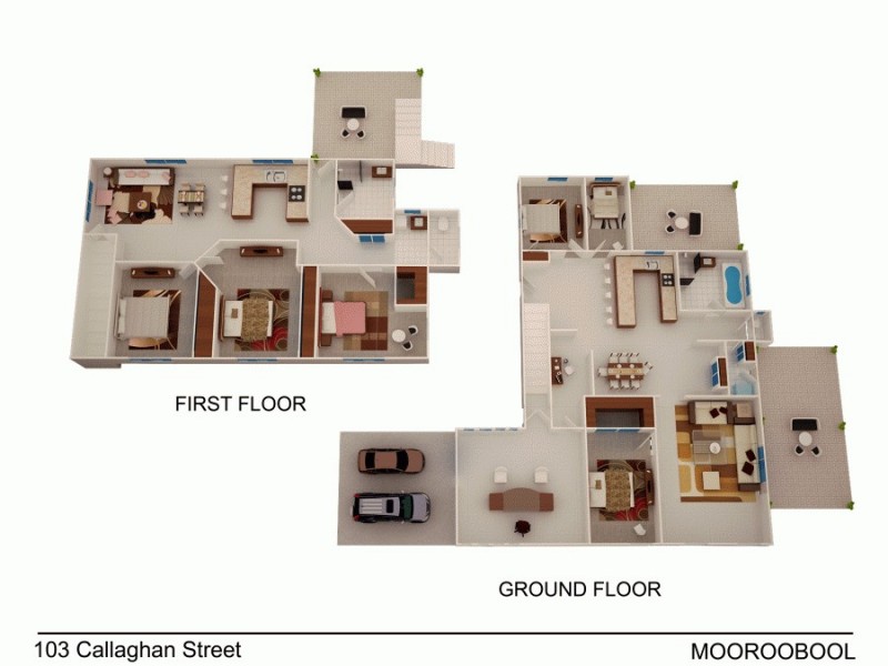 103 Callaghan Street, Mooroobool QLD 4870 Floorplan