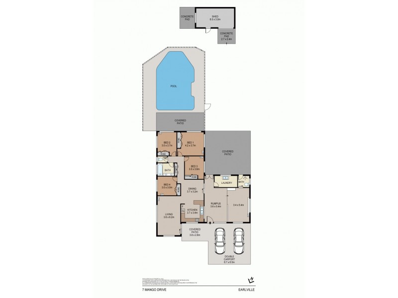 7 Mango Drive, Earlville QLD 4870 Floorplan