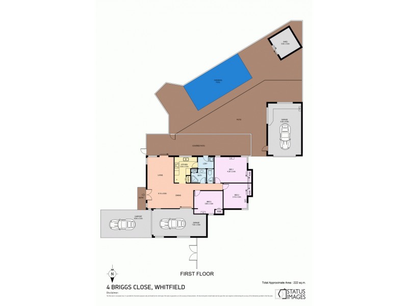 4 Briggs Close, Whitfield QLD 4870 Floorplan