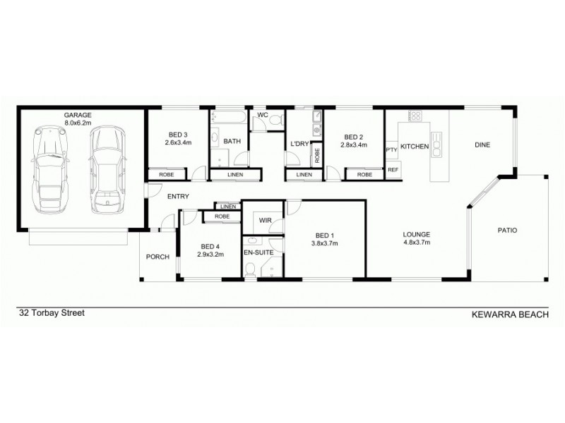 32 Torbay Street, Kewarra Beach QLD 4879 Floorplan