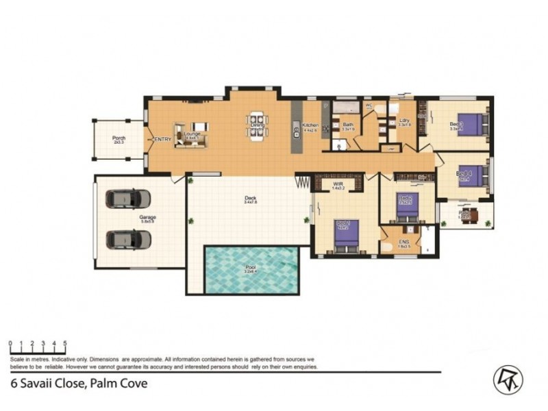 6 Savaii Close, Palm Cove QLD 4879 Floorplan