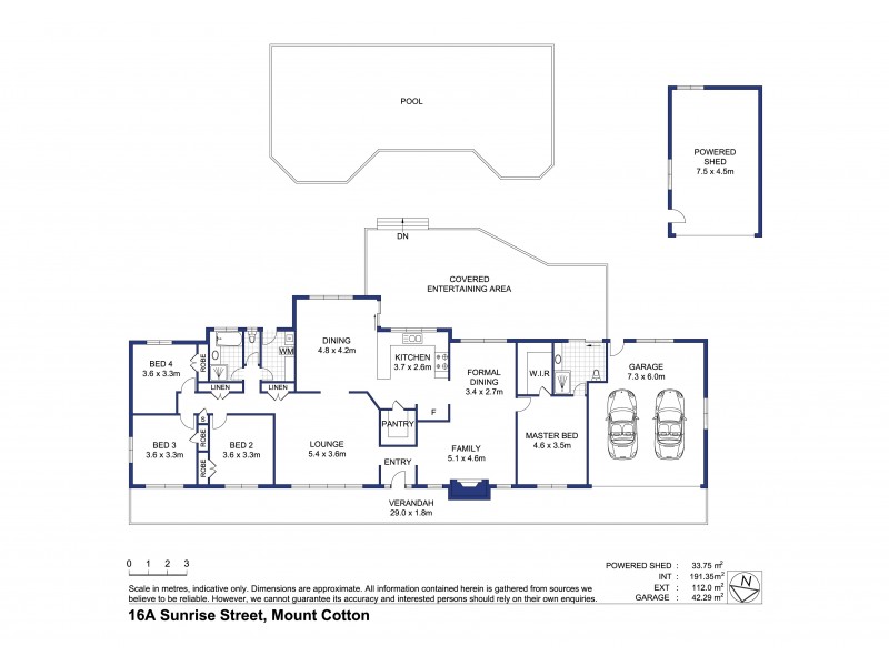 16A Sunrise Street, Mount Cotton QLD 4165 Floorplan