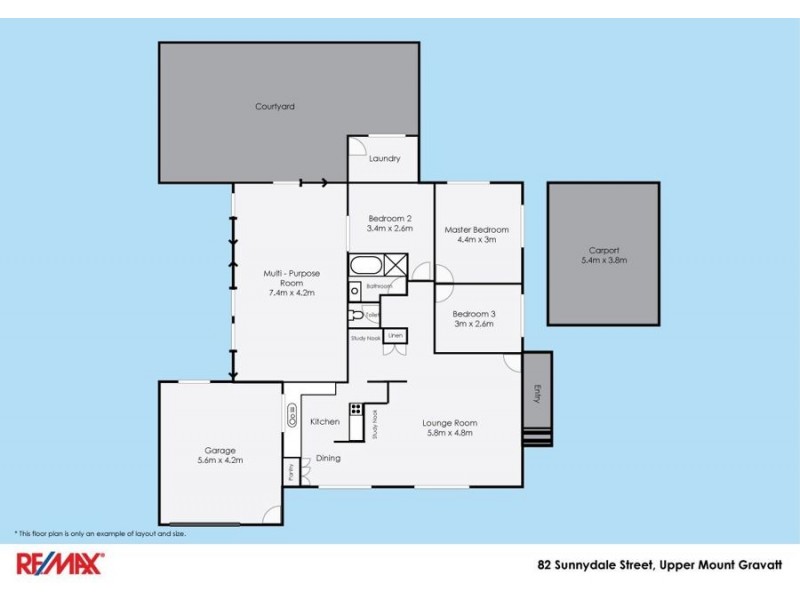82 Sunnydale  St, Upper Mount Gravatt QLD 4122 Floorplan
