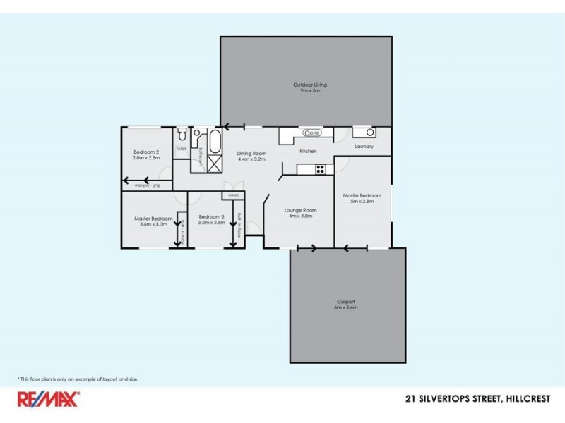 21 SILVERTOP ST, Hillcrest QLD 4118 Floorplan