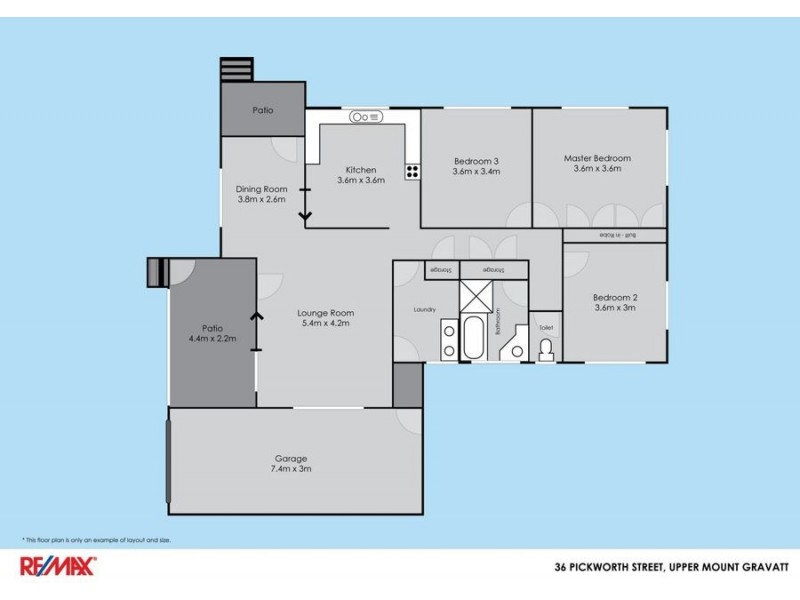 36 PICKWORTH ST, Upper Mount Gravatt QLD 4122 Floorplan
