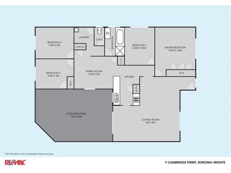 9 Cambridge street, Boronia Heights QLD 4124 Floorplan