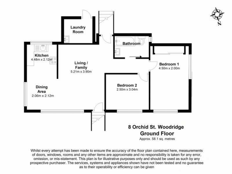 8 Orchid Street, Woodridge QLD 4114 Floorplan