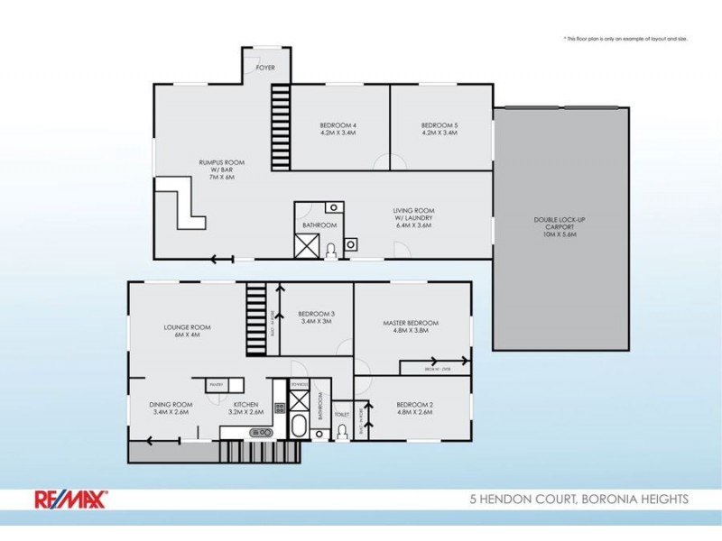 5 Hendon Ct, Boronia Heights QLD 4124 Floorplan