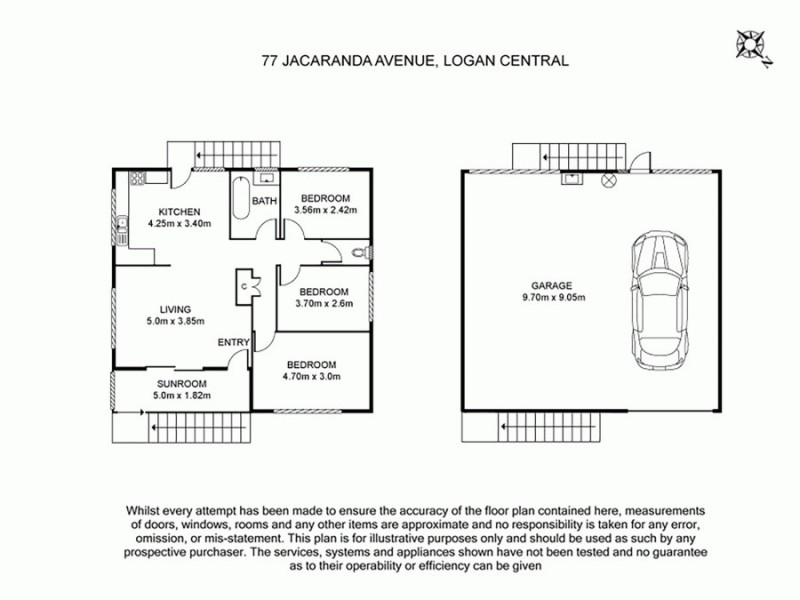 77 Jacaranda Avenue, Logan Central QLD 4114 Floorplan