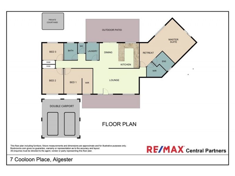 7 Cooloon Place, Algester QLD 4115 Floorplan