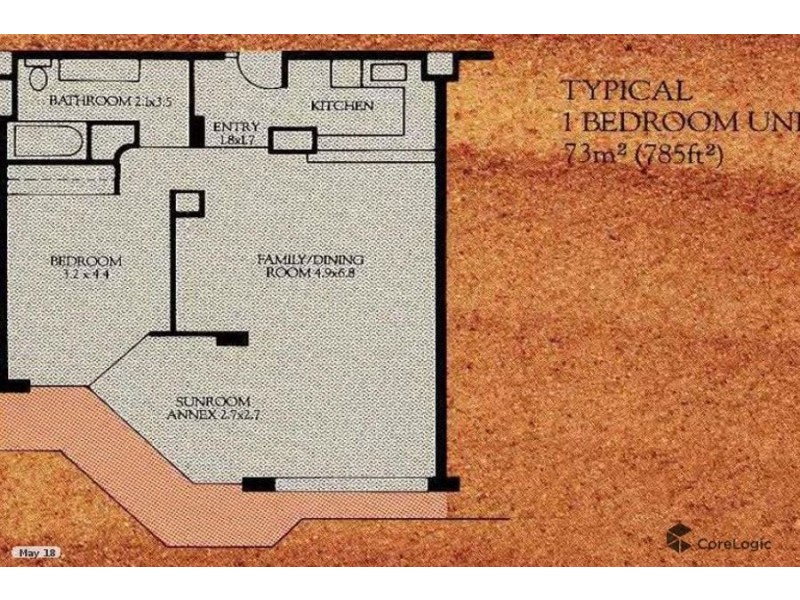 803/70 Remembrance Drive, Surfers Paradise QLD 4217 Floorplan
