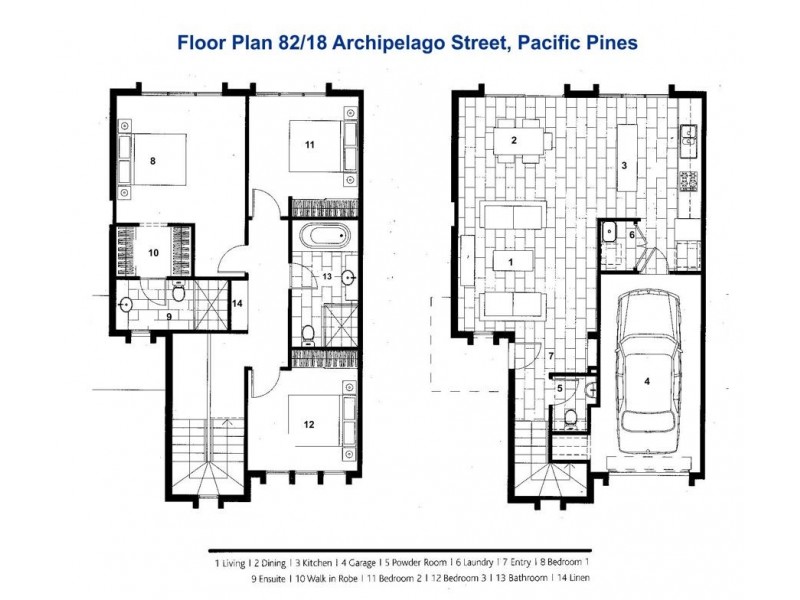 82/18 Archipelago Street, Pacific Pines QLD 4211 Floorplan