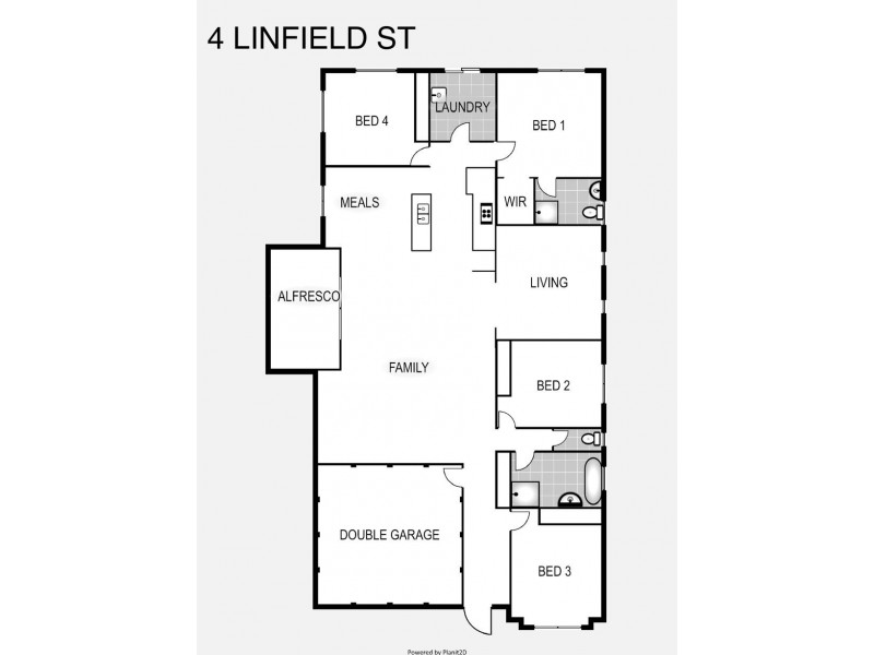 4 Linfield Street, Hillcrest QLD 4118 Floorplan