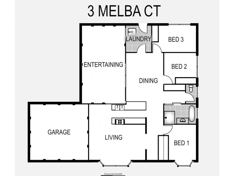 3 Melba ct, Crestmead QLD 4132 Floorplan