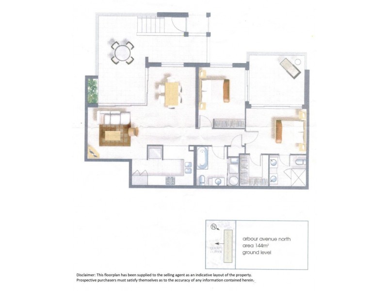21/1 Arbour Avenue, Robina QLD 4226 Floorplan