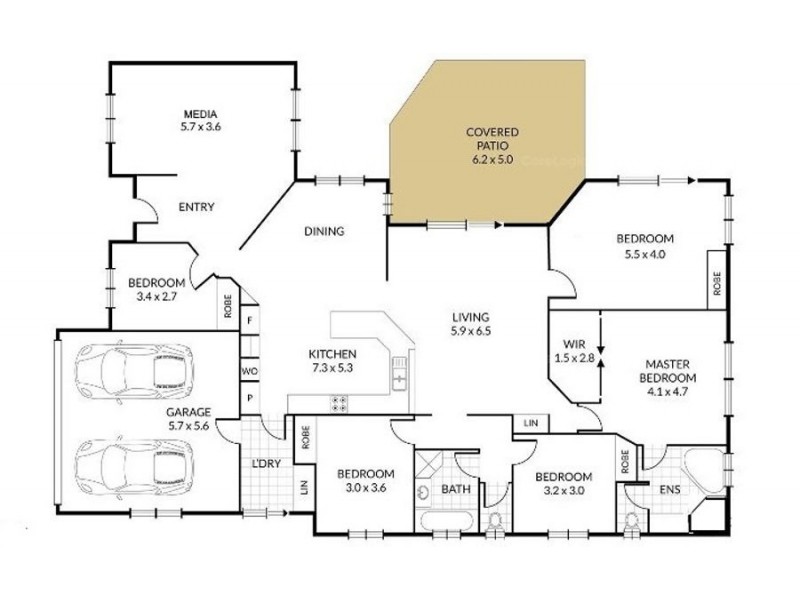 53 Waterbrooke Circuit, Drewvale QLD 4116 Floorplan