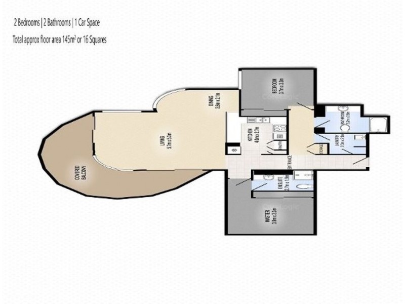 25C 30 Laycock Street, Surfers Paradise QLD 4217 Floorplan
