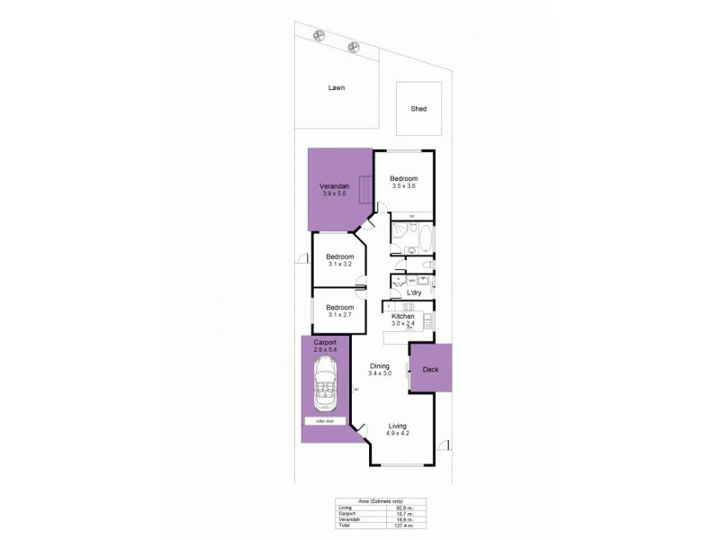 1/2a Thistle Avenue, Klemzig SA 5087 Floorplan