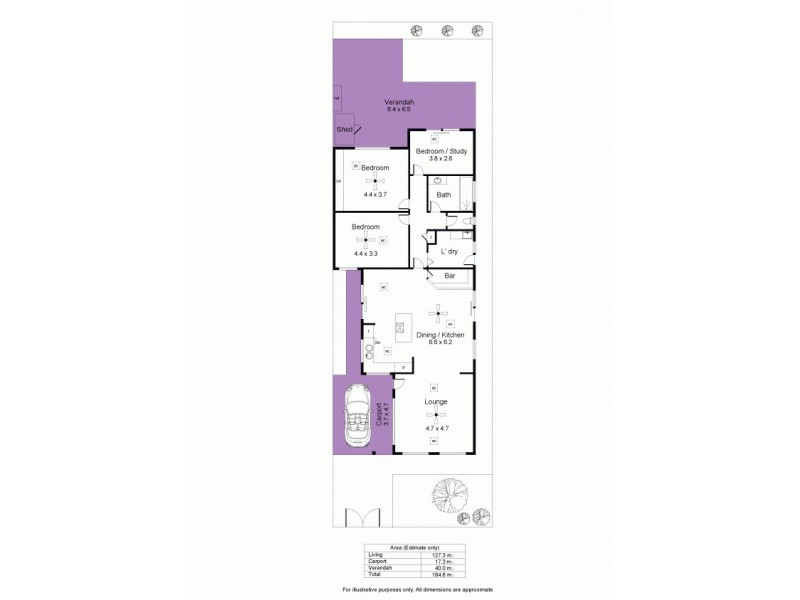 5 Connor Street, Glanville SA 5015 Floorplan